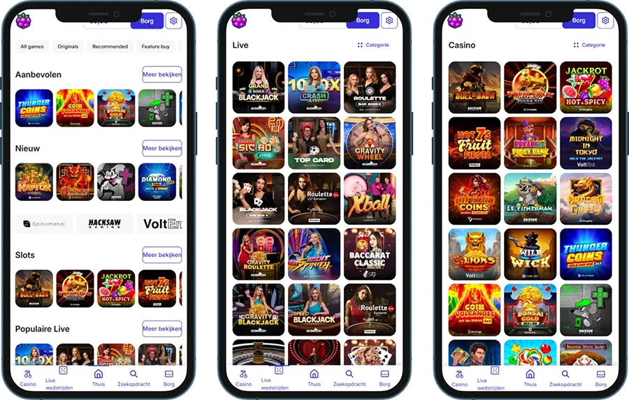 ZumoBetCasino mobiel gebruiken
